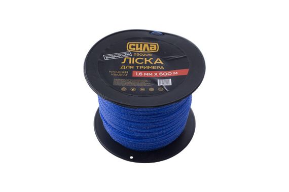 Волосінь для тримера 2,4 мм кручений квадрат 450 м СИЛА 5502131