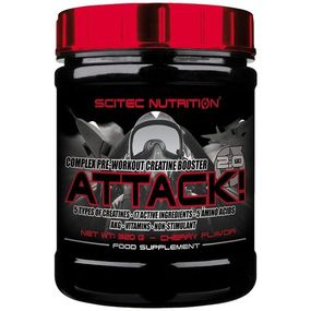 Комплекс до тренування Scitec Nutrition Attack! 2.0 320 g /32 servings/ Cherry