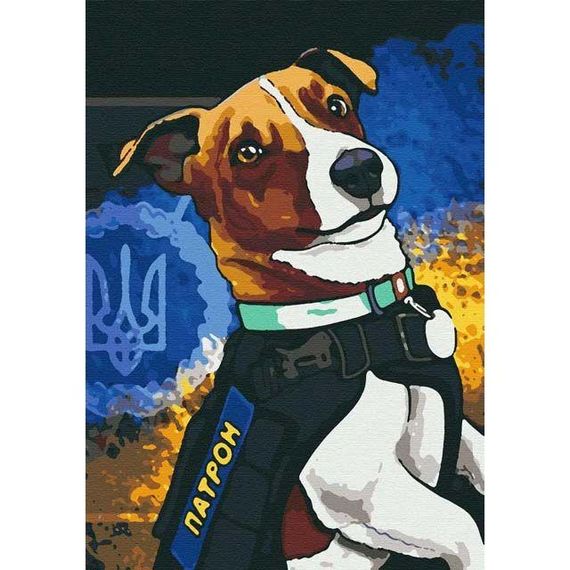 Картина за номерами "Пес Патрон" RB-0475 28х40