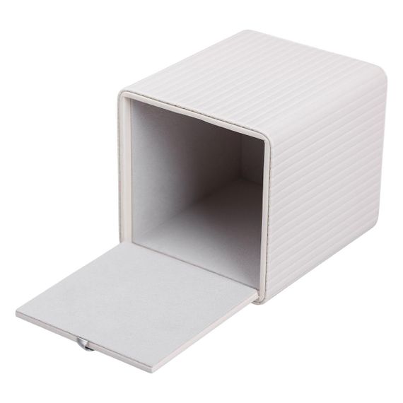 Салфетница из эко кожи настольная 13х13х14.5 см органайзер для салфеток Бежевый HP-3-201BE | Зображення 5