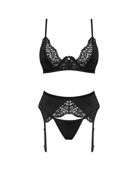 Комплект Obsessive Bellastia set Черный XS/S | Зображення 4
