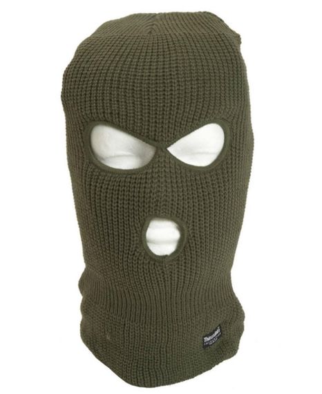 Балаклава KOPFHAUBE BALACLAVA 3-LOCH THINSULATE™OLIV. Зимова. 3М