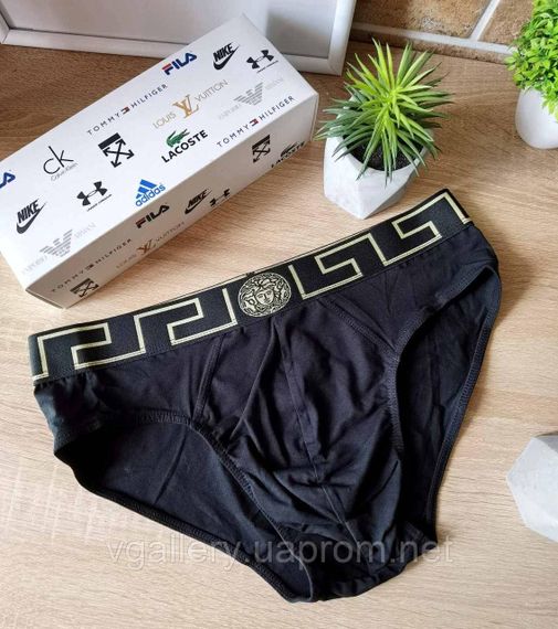 Мужские брифы, мужские трусы слипы (брифы) ТОМИ ВЕРСАЧИ, трусы мужские ЛЮКС качество | Зображення 2