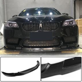 Накладка на передній бампер Lip V3 (для F10 M5, Карбон) для BMW 5 серія F-10/11/07 2010-2016 рр