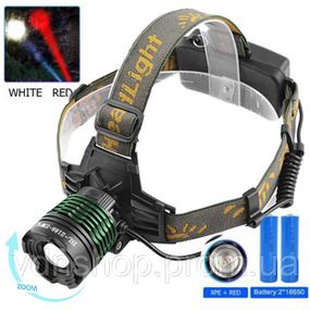 Мощный налобный фонарь для рыбалки Police, Фонарь налобный аккумуляторный светодиодный с зарядкой EB-66