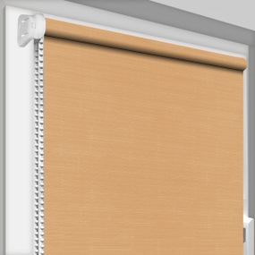 Рулонная штора Rolets Лён 1-2071-525 52.5x170 см открытого типа Персиковая