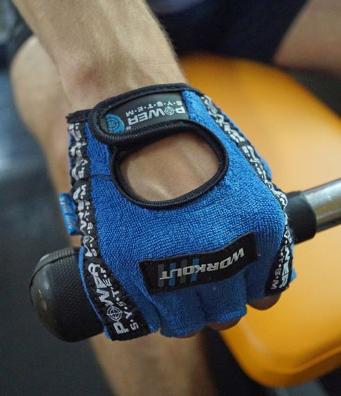 Рукавички для фітнесу Power System PS-2200 Workout Blue XS | Зображення 8