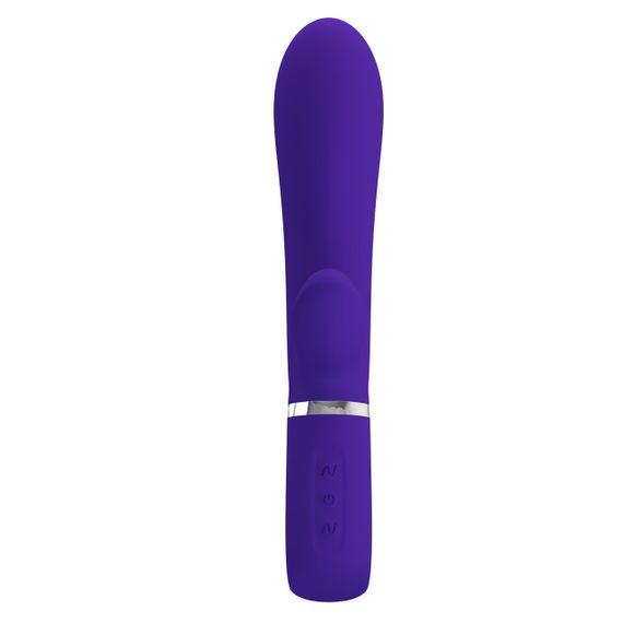Вібратор з м'якою головкою і кліторальной стимуляцією Pretty Love - Thomas USB Purple, BI-014621-3 Sex Aura | Зображення 5