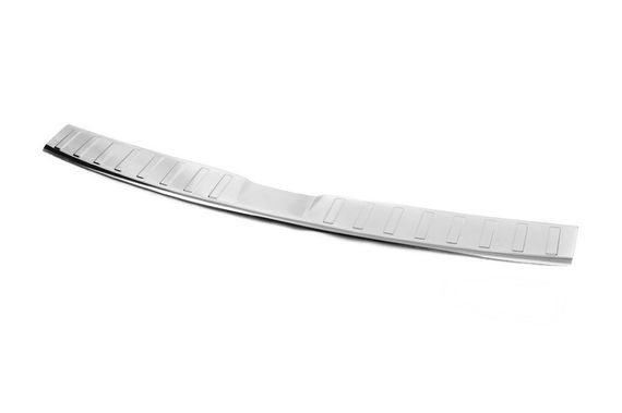 Накладка на задний бампер Carmos глянец (нерж) для Renault KZE | Зображення 1