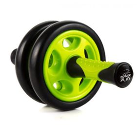 Колесо для преса подвійне PowerPlay 4327 Dual-Core Ab Wheel Чорно-зелене (PP_4327_Black/Green)