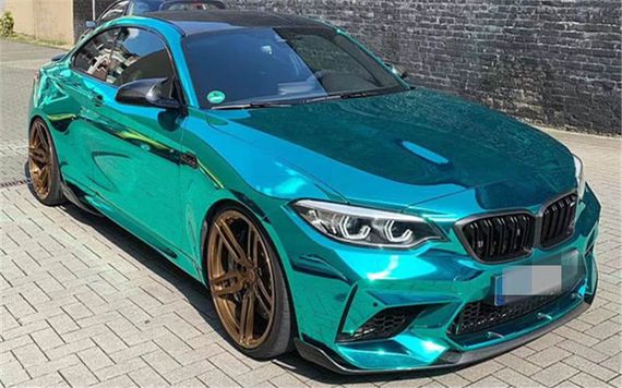 Накладка на передній бампер Lip V2 (для F87 M2 Competition, Карбон) для BMW 2 серія F22/23 2014-2021 рр | Зображення 5