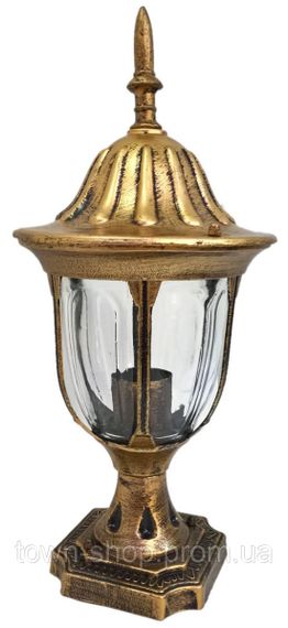 Фонарь уличный на ножке 9028-s/s Золото 35х16х20 см.
