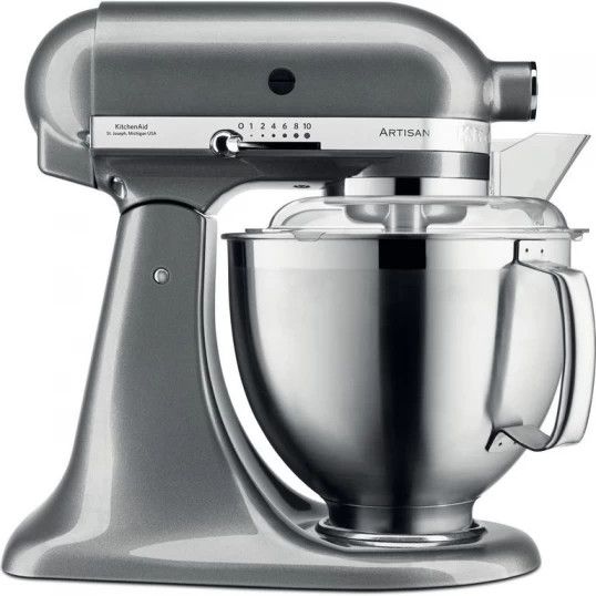 Міксер планетарний KitchenAid Artisan 5KSM185PSEMS 300 Вт сріблястий