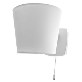 Бра настенное накладное с абажуром BKL-644W/1 E27 WH