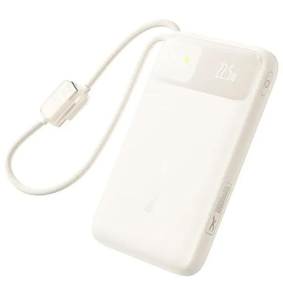 Портативное ЗУ Power Bank Baseus EnerFill FC11 PD22.5W with cable 10000 mAh (E0027R) Biege