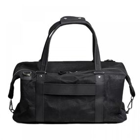 Сумка дорожня Skin and Skin Stout Канвас M 45x22x23 см Чорна (KBLBM-M)