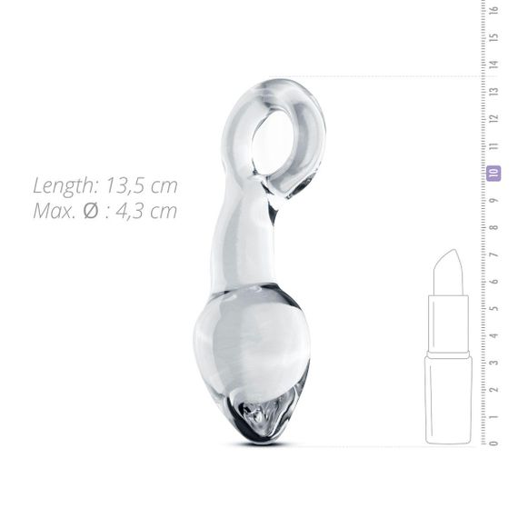 Стеклянный стимулятор простаты Gildo Glass Prostate Plug No. 13 | Зображення 2
