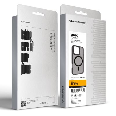 Чехол для мобильного телефона Armorstandart Uniq MagSafe Apple iPhone 16 Pro Black (ARM79505) | Зображення 1