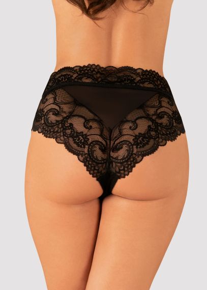 Трусики Obsessive Elizenes Черные S/M | Зображення 1