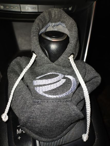 Чохол кофта Худі аксесуар на КПП  Car Hoodie заз ZAZ сірий подарунок автомобілісту 10070