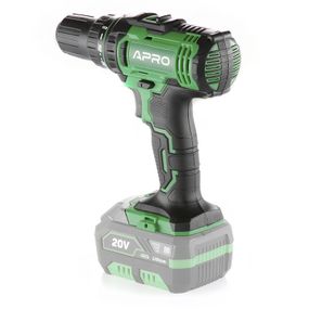 Дрель-шуруповерт APRO 20DK, 20В, без АКБ, без ЗУ, кейс