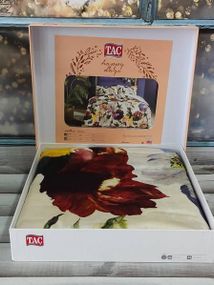 Постільна білизна Tac Alesa sari Сатин Євро розмір