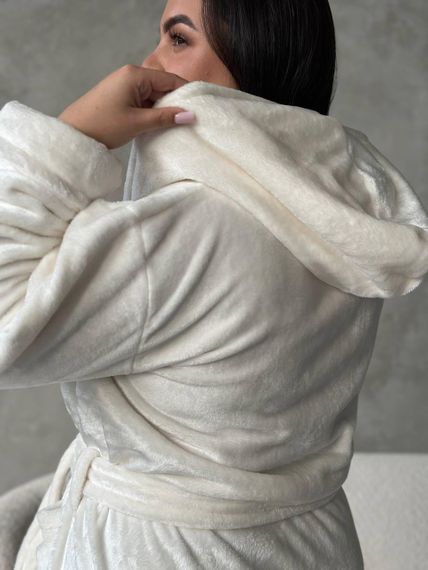 Женский махровый халат батал (3203/3) 4XL | Зображення 6