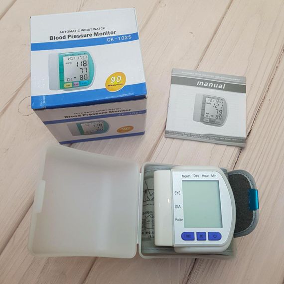 Автоматичний тонометр для вимірювання тиску пульсу на зап'ясті Blood Pressure Monitor CK-102S | Зображення 2