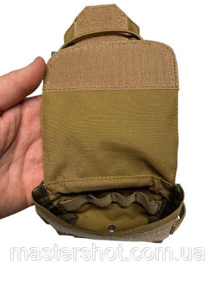 Підсумок кишеня (противага) для аксесуарів на кавер для балістичного шолома Fast Mandrake кайот пісок MS | Зображення 2