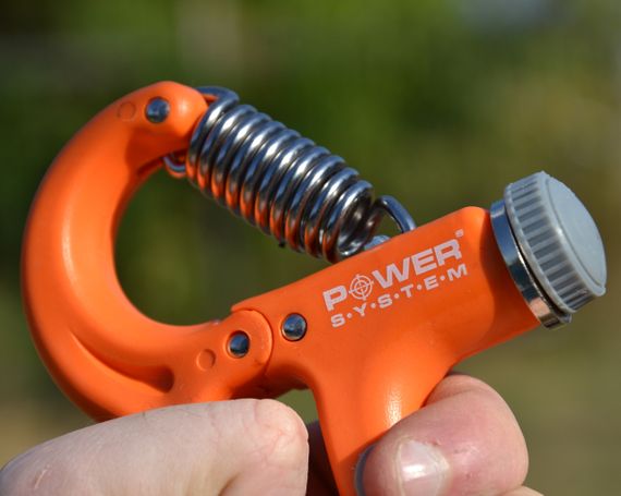 Еспандер кистьовий Power System PS-4021 з регульованим навантаженням 10-40 кг.  Power Hand Grip Orange | Зображення 7