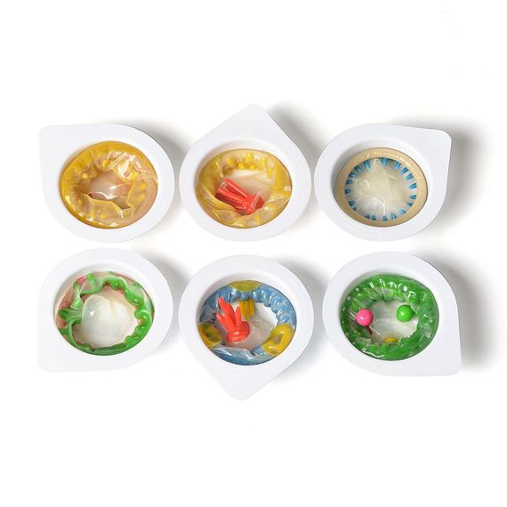 Насадка на член Recare Spike Condom Blue (презерватив з шипами) | Зображення 5