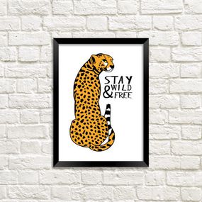 Постер у рамці Stay wild & free A3 (MT3_EX001)