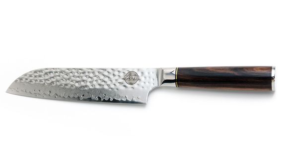 Професійний ніж із дамаської сталі Santoku 18 см GRILLI 88871 Код: 012180 | Зображення 1