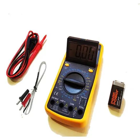 Цифровий тестер, мультиметр DT 9208A | Зображення 7