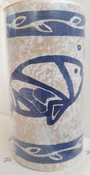 Пленка самоклеющаяся бордюрная 10,6х1000cm водостойкая рыбка на изразце | Зображення 1