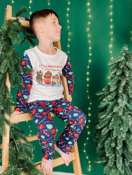 Піжама дитяча "Family look" Носи своє 104 Фіолетовий (p-8891-92441) | Зображення 1