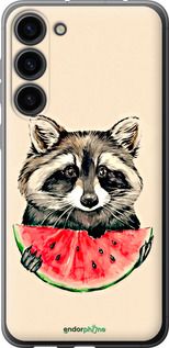 Чохол на Samsung Galaxy S23 Plus Єнотик з кавуном "4605u-2905-2448"