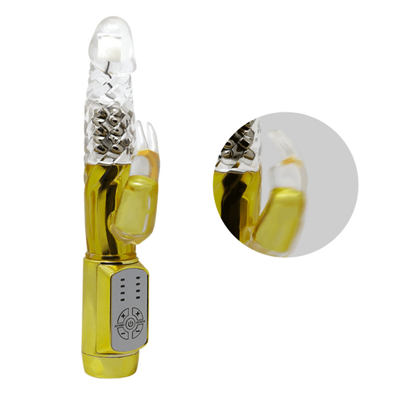 Вібратор зі стимулятором клітора і головкою, що обертається BAILE - COLD RABBIT PRINCE, BW-037302J sexstyle | Зображення 5