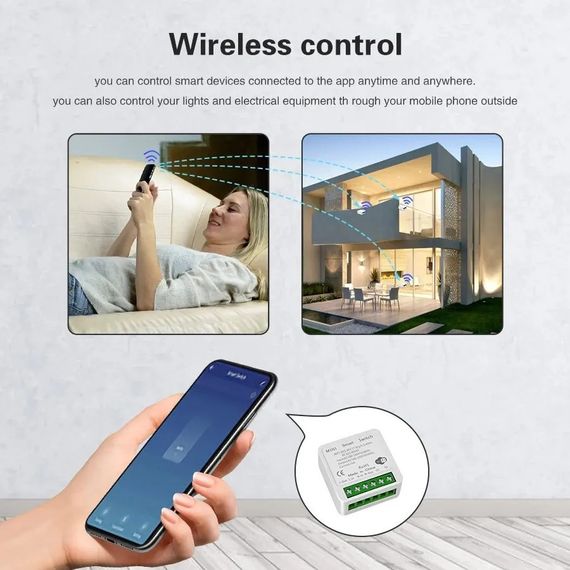 Tuya Smart смарт дистанционный выключатель Wi-Fi | Зображення 3