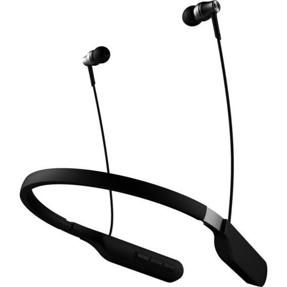 Навушники Audio-Technica, з мікрофоном, вакуумні, бездротові, Bluetooth, чорні(ATH-DSR5BT) | Зображення 1