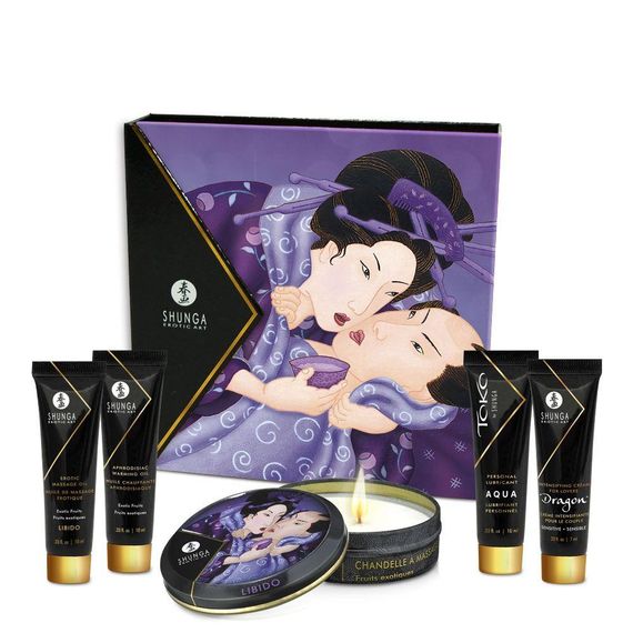 Подарунковий набір Shunga Geishas Secrets – Exotic Fruits для розкішної ночі вдвох sexstyle
