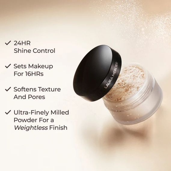 Фіксувальна пудра для обличчя Laura Mercier Translucent Loose Setting Powder Travel Size | Зображення 4