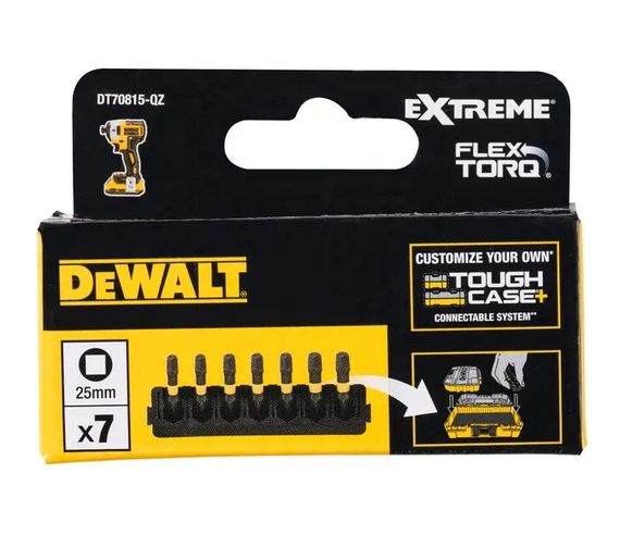 Набір біт DeWalt FlexTorq SQ (DT70815) | Зображення 1