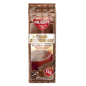 Капучино Hearts Trink Schokolade, 1кг (Горячий Шоколад) Германия. Напиток кофейный быстрорастворимый