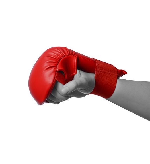 Рукавиці для карате PowerPlay 3027 Червоні L | Зображення 5