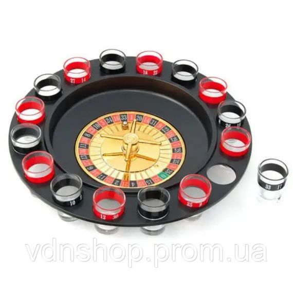 Рулетка с стопками Drinking Roulette Set i3-90 алко рулетка казино на 16 рюмок | Зображення 3
