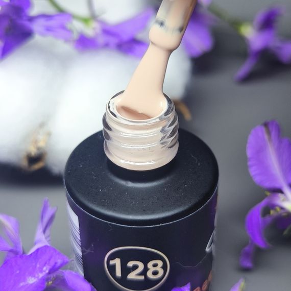 Гель-лак для нігтів Bee Nails 128 (блідий персик) 8мл