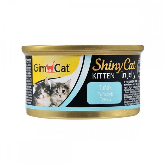 Вологий корм з тунцем для кошенят GimCat Shiny Cat, 70 гр