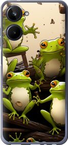 Чехол на Realme 10 Жабки "5656u-2946-17620"