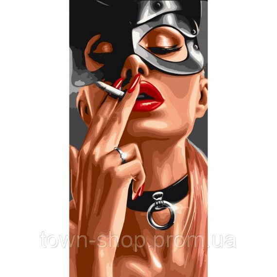 Картина по номерам "Игривая киса" 10070-AC 40x80 см